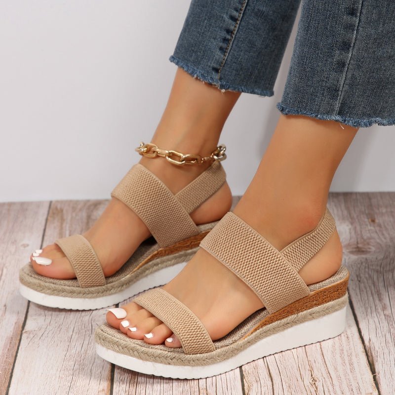 Women's Lightweight Vegan Platform Sandals | Sporty Chic Everyday Comfort 1