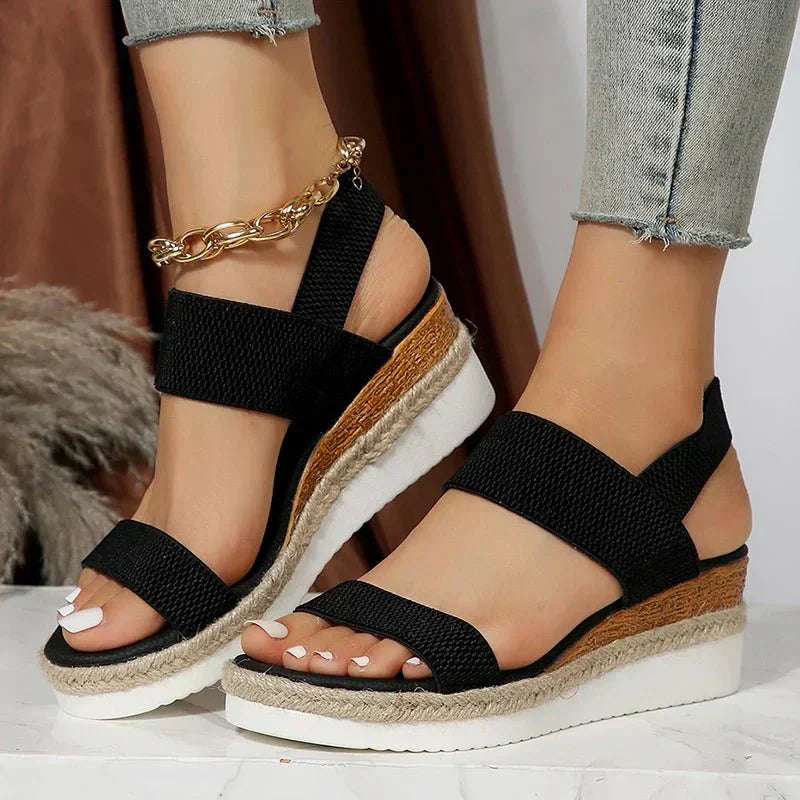 Women's Lightweight Vegan Platform Sandals | Sporty Chic Everyday Comfort 4