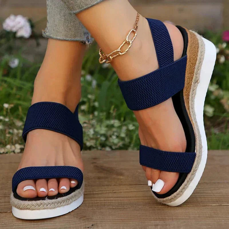 Women's Lightweight Vegan Platform Sandals | Sporty Chic Everyday Comfort 7