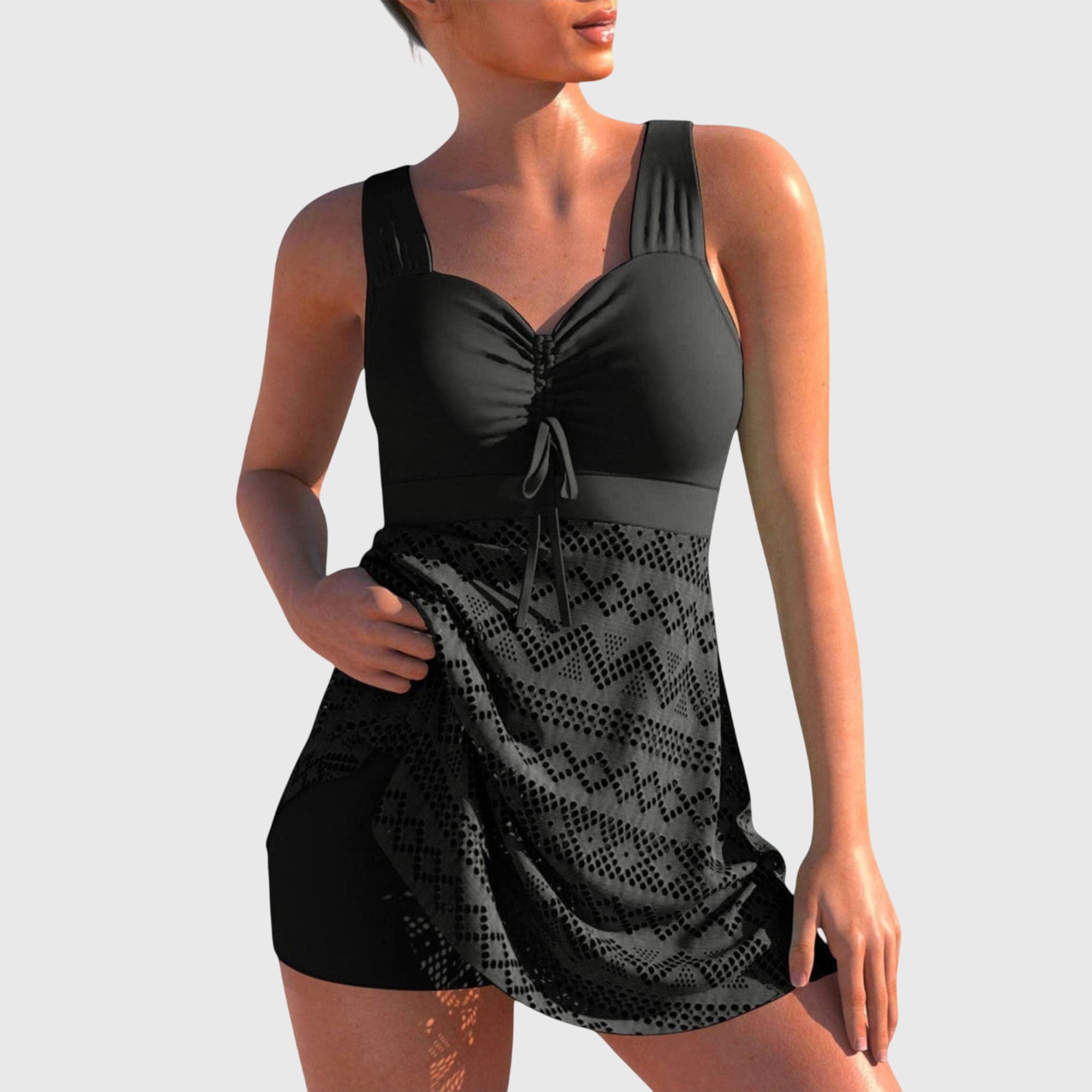Women's Modest Two-Piece Bikini Set | Comfortable Stylish Swimwear for Summer 0
