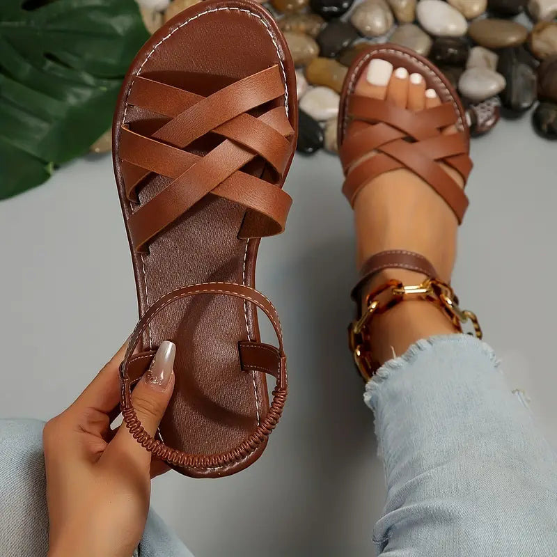 Women's Soft Cushioned Orthopedic Sandals | Adjustable Supportive Spring Footwear 0