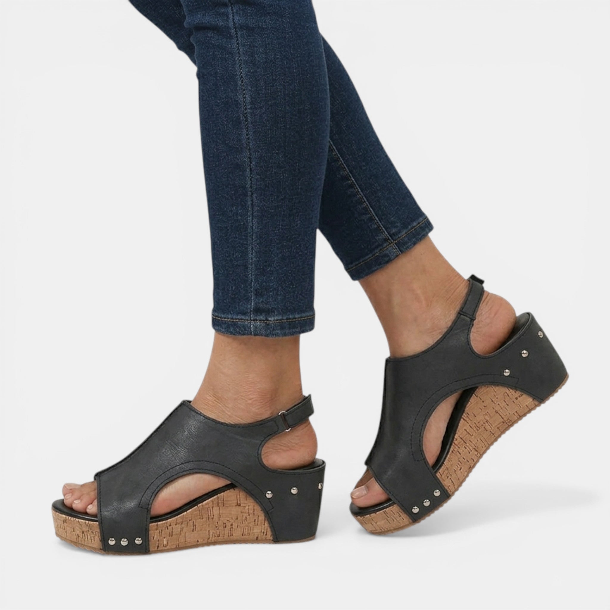 Women's Structured Fabric Platform Sandals | Stylish Open Toe Summer Footwear 3