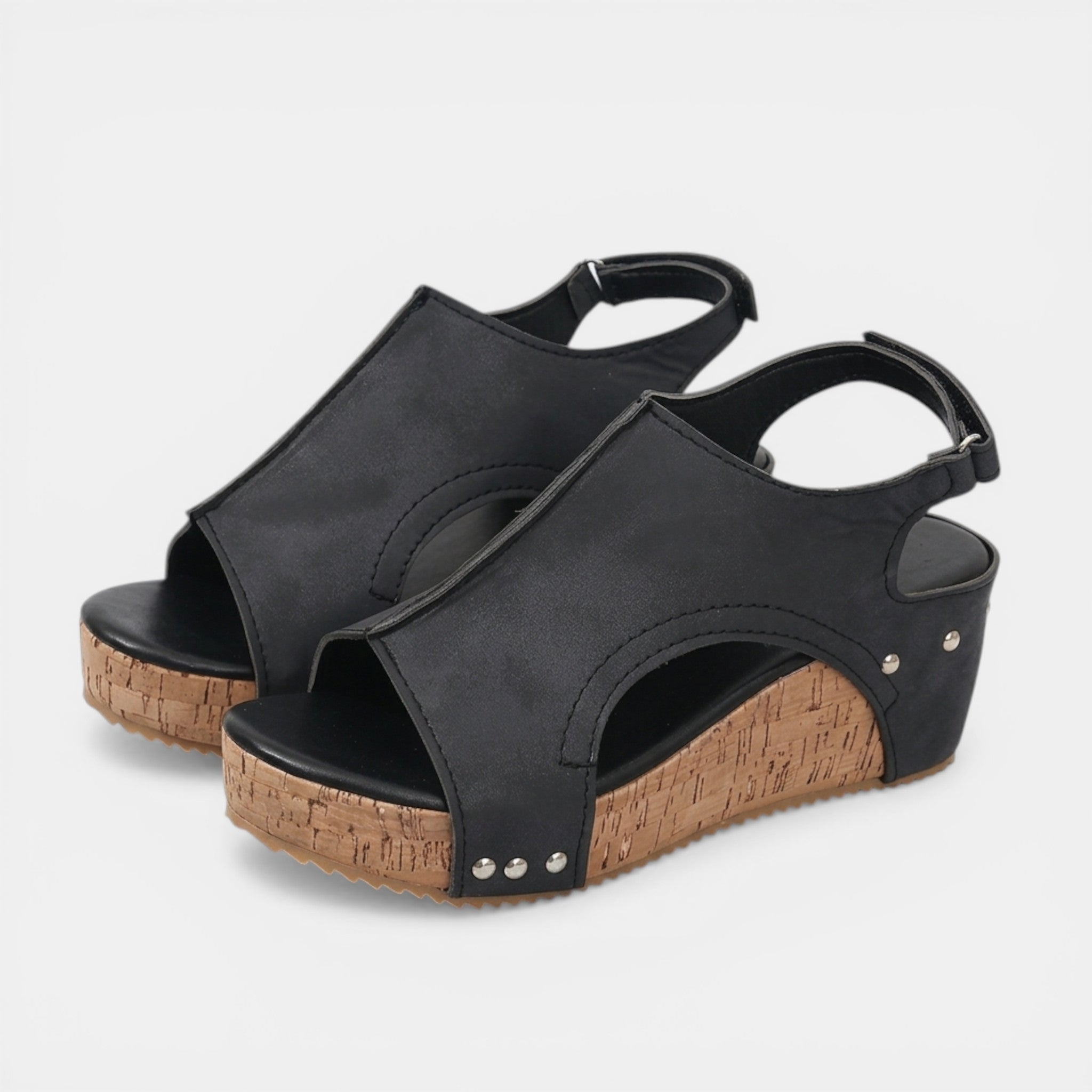 Women's Structured Fabric Platform Sandals | Stylish Open Toe Summer Footwear 5