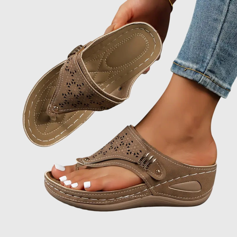 Womens Synthetic Ergonomic Sandals | Comfortable Slip-On Orthopedic Footwear 2