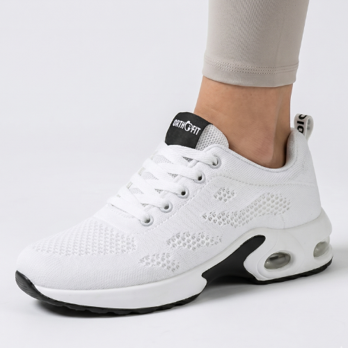 Women's Synthetic Knit Walking Shoes | Lightweight Cushioned All-Day Comfort Footwear 1
