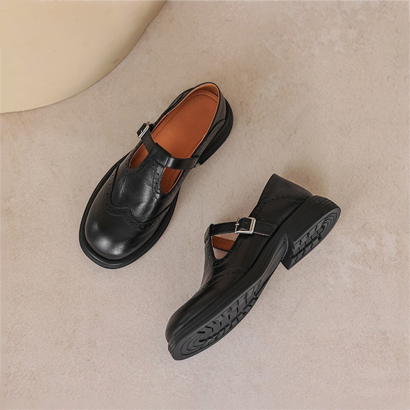 Womens Vegan Leather Mary Jane Sandals | Elegant Comfortable Everyday Footwear 8