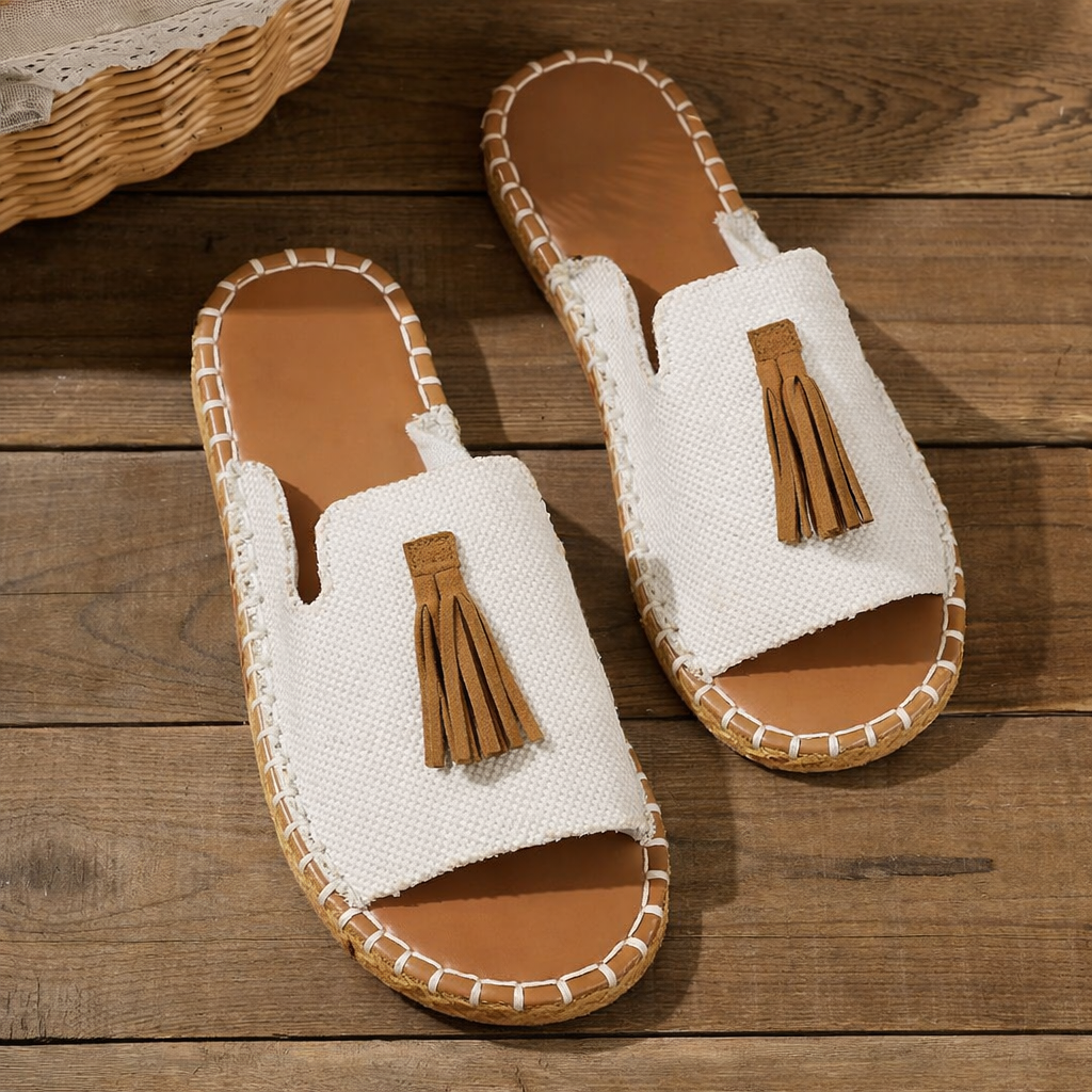 Womens Vibrant Synthetic Flat Sandals | Comfortable Slip-On Summer Footwear 5