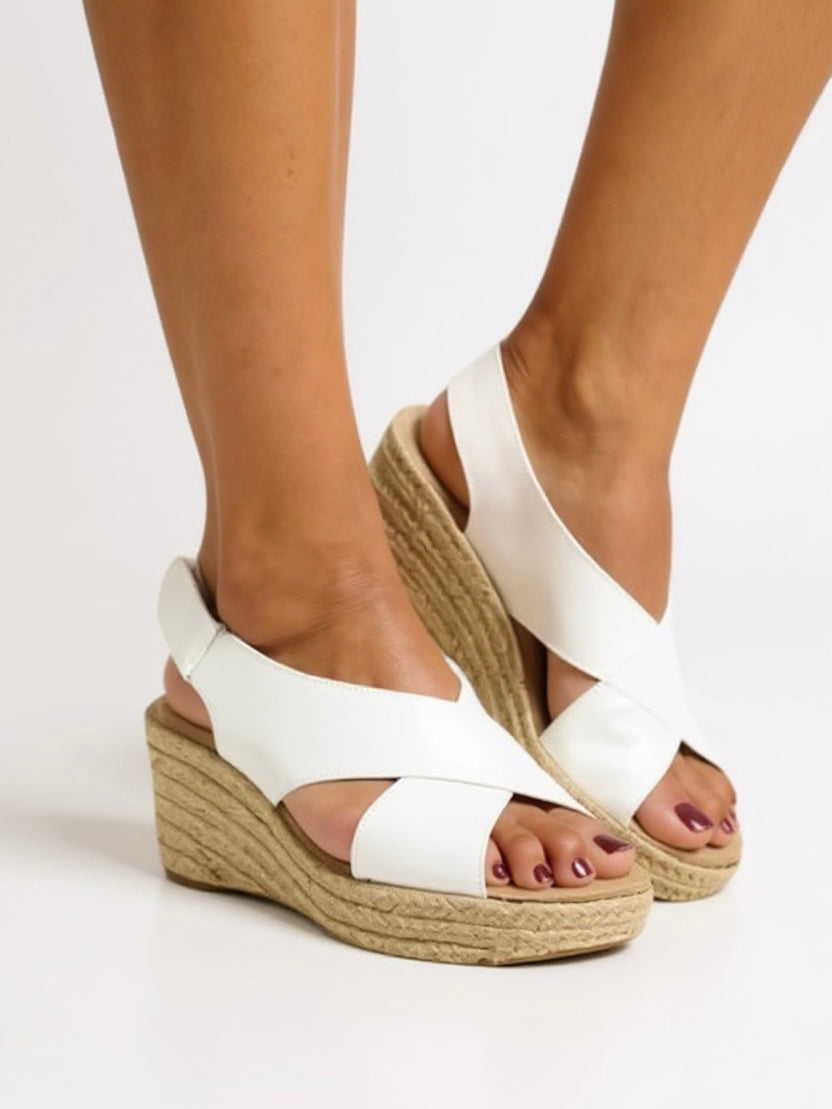 Womens Woven Espadrille Wedge Sandals | Comfortable Adjustable Summer Footwear 1