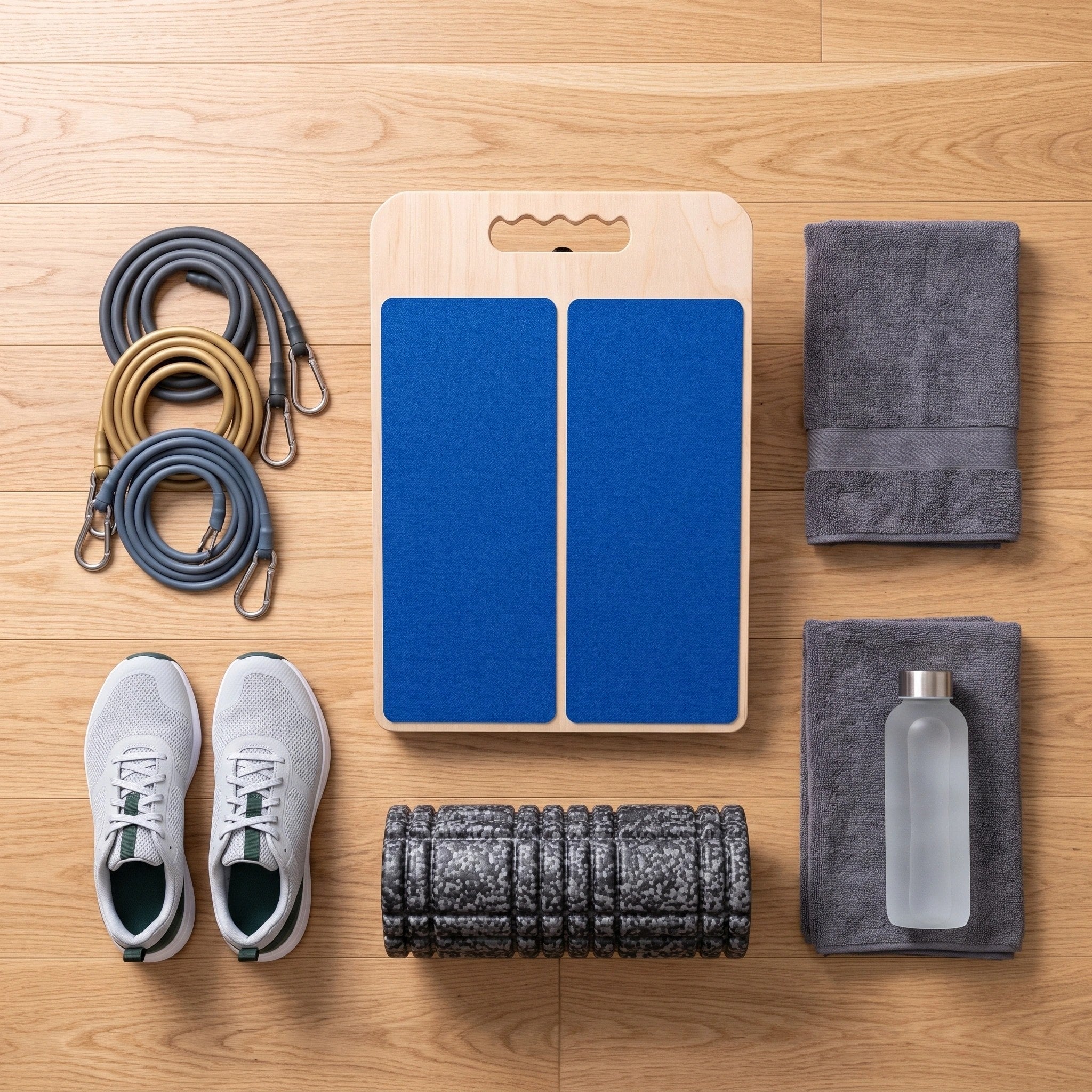 Planche inclinée en bois réglable avec 5 angles d'inclinaison, surface antidérapante et design pliable