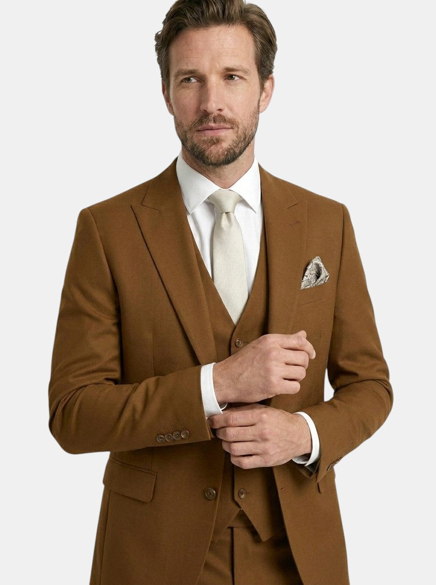 Dominic | Men’s Classic Slim Fit Suit With Vest And Trousers