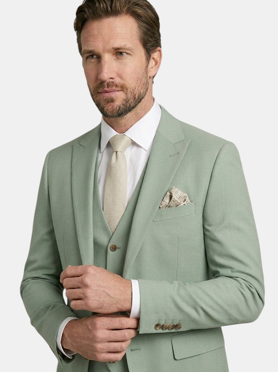 Dominic | Men’s Classic Slim Fit Suit With Vest And Trousers