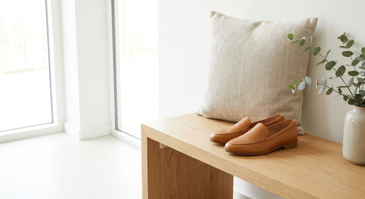 Women's Leather Loafers | Elegant Comfortable Slip-On Shoes