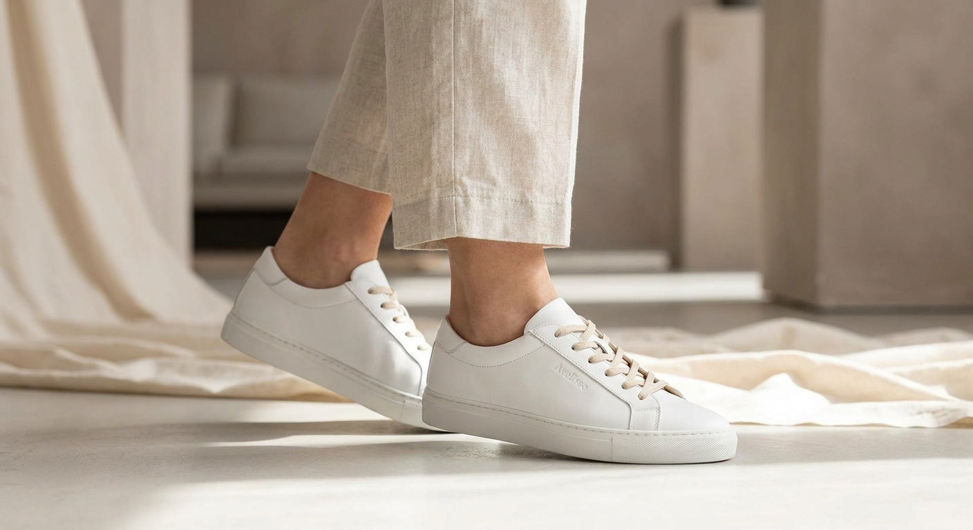 Avelisse | Women’s Minimalist Lace-Up Trainers With Supportive Fit