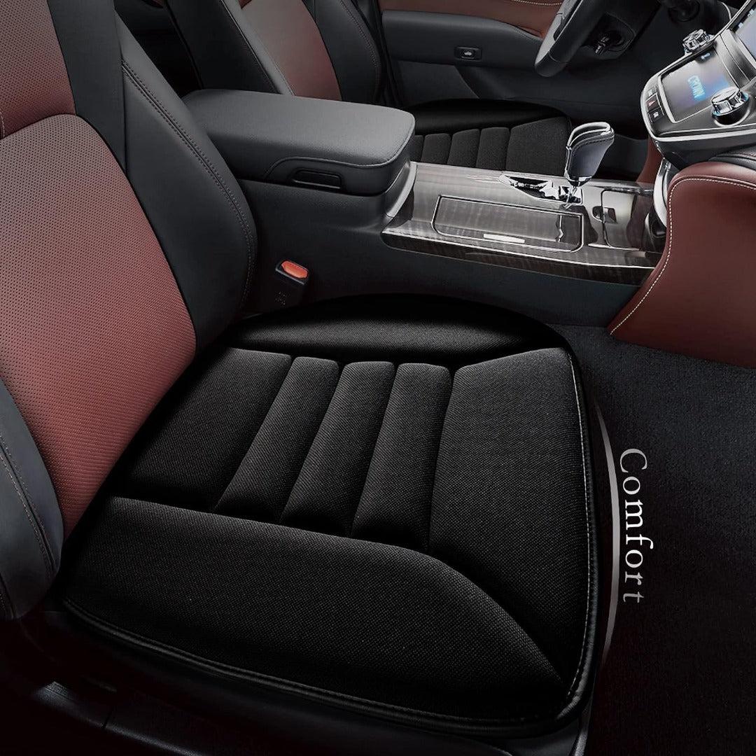 Coussin de siège de voiture en mousse à mémoire de forme avec housse respirante et base antidérapante