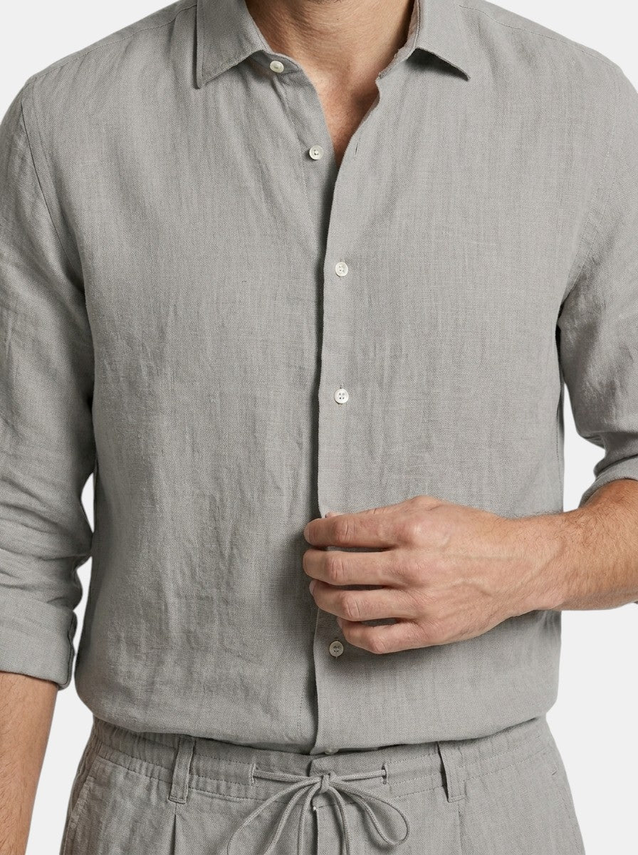 Mens Breathable Linen Two Piece Set | Relaxed Summer Beach Outfit 12