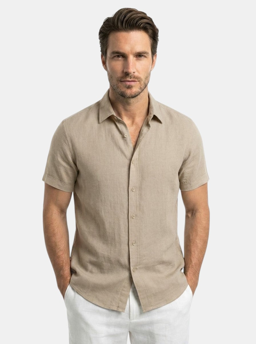 Men's Cotton Blend Fitted Shirt | Modern Casual Wear for All Occasions
