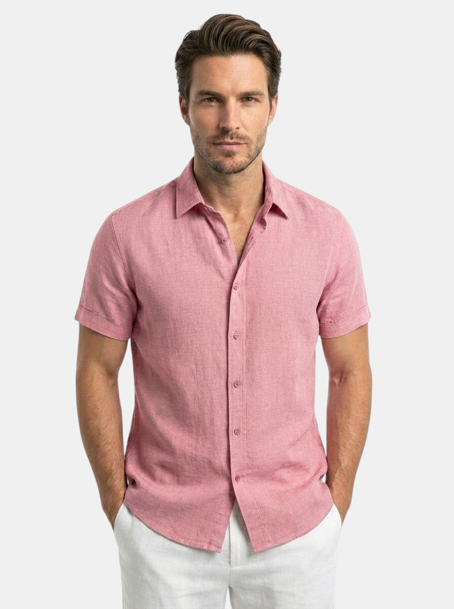 Men's Cotton Blend Fitted Shirt | Modern Casual Wear for All Occasions