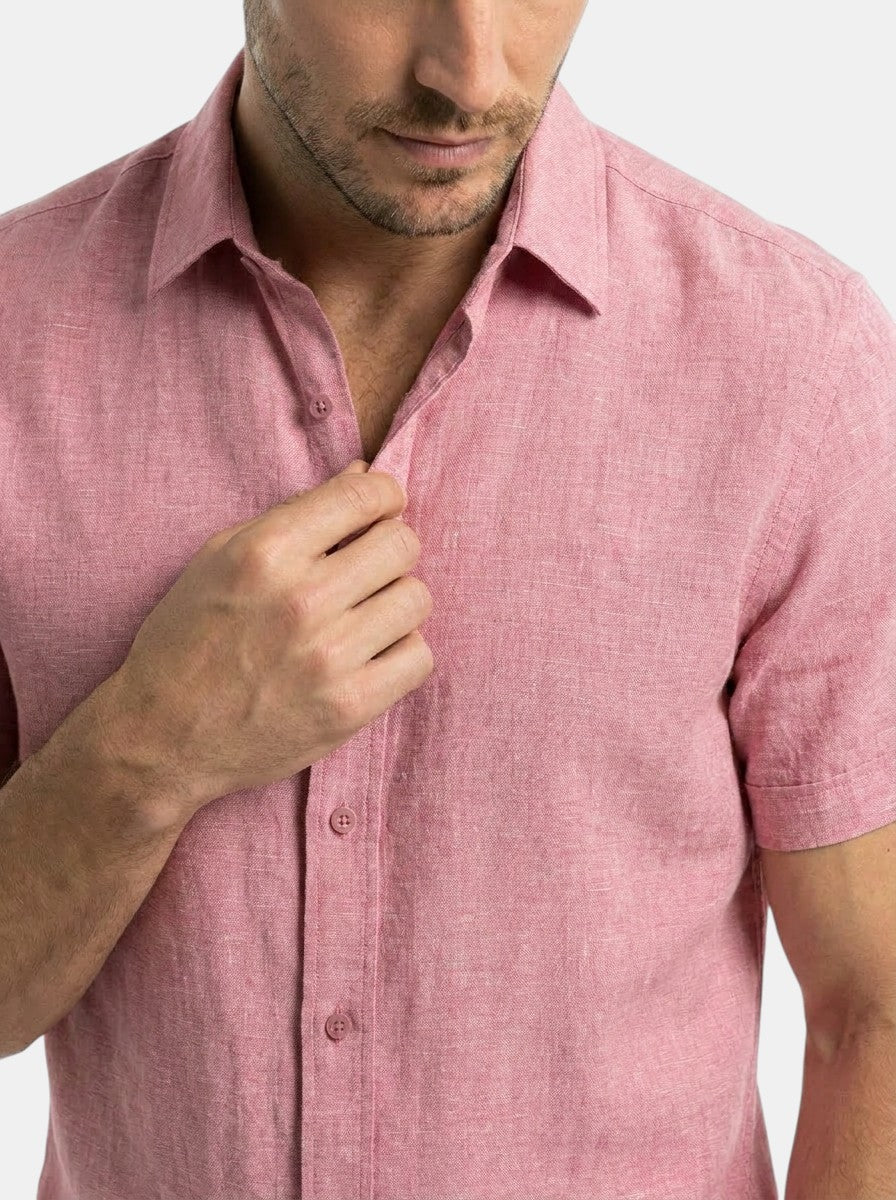 Men's Cotton Blend Fitted Shirt | Modern Casual Wear for All Occasions