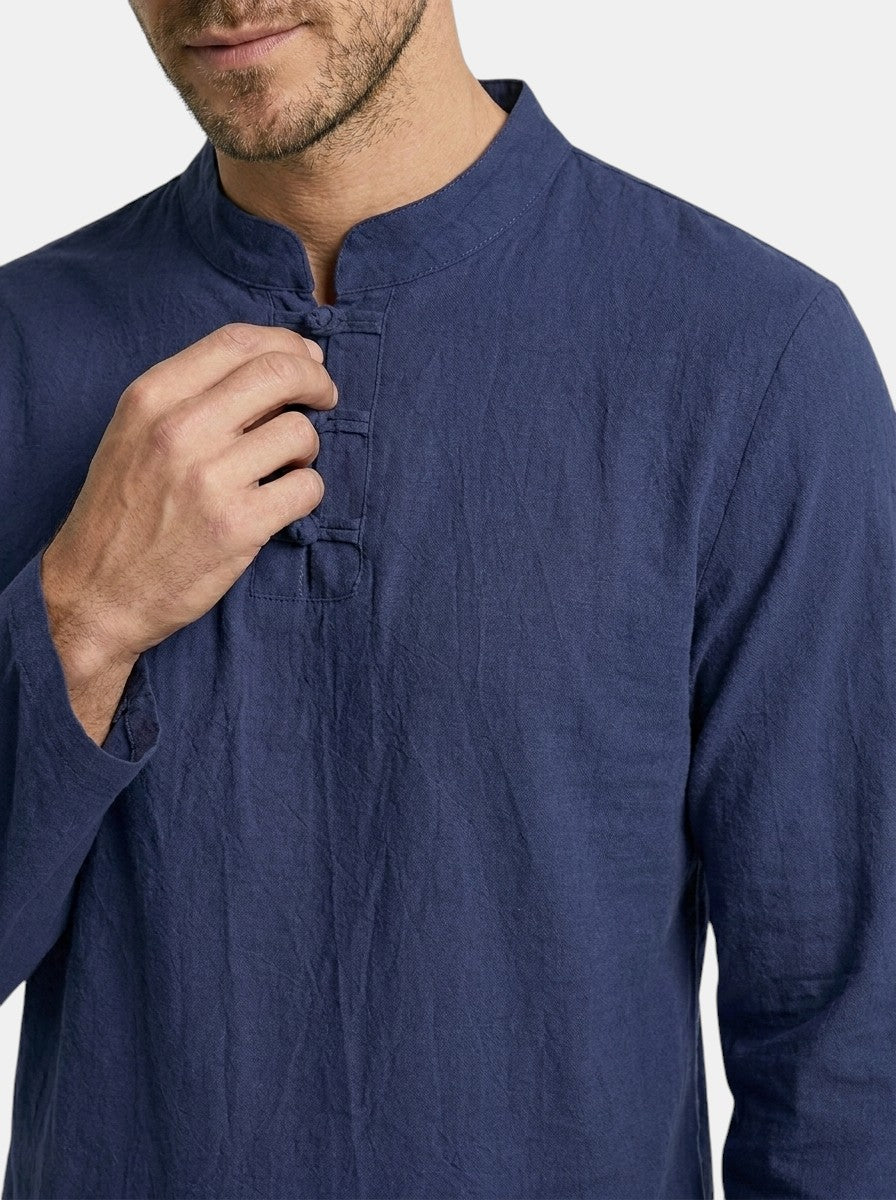 Mens Lightweight Linen Blend Two-Piece Set | Casual Relaxed Fit Outfit for All Seasons 7