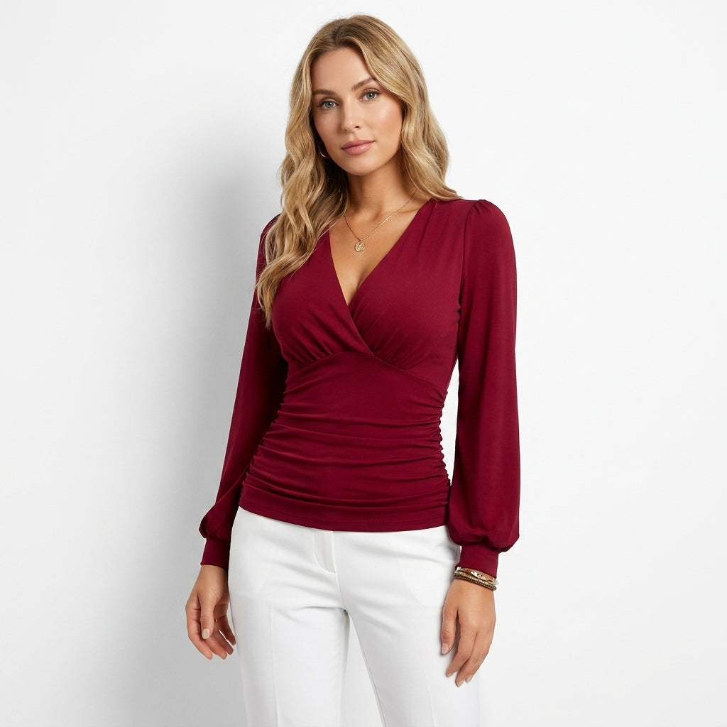 Mia | Chic Soft Fabric Long Sleeve Top 3