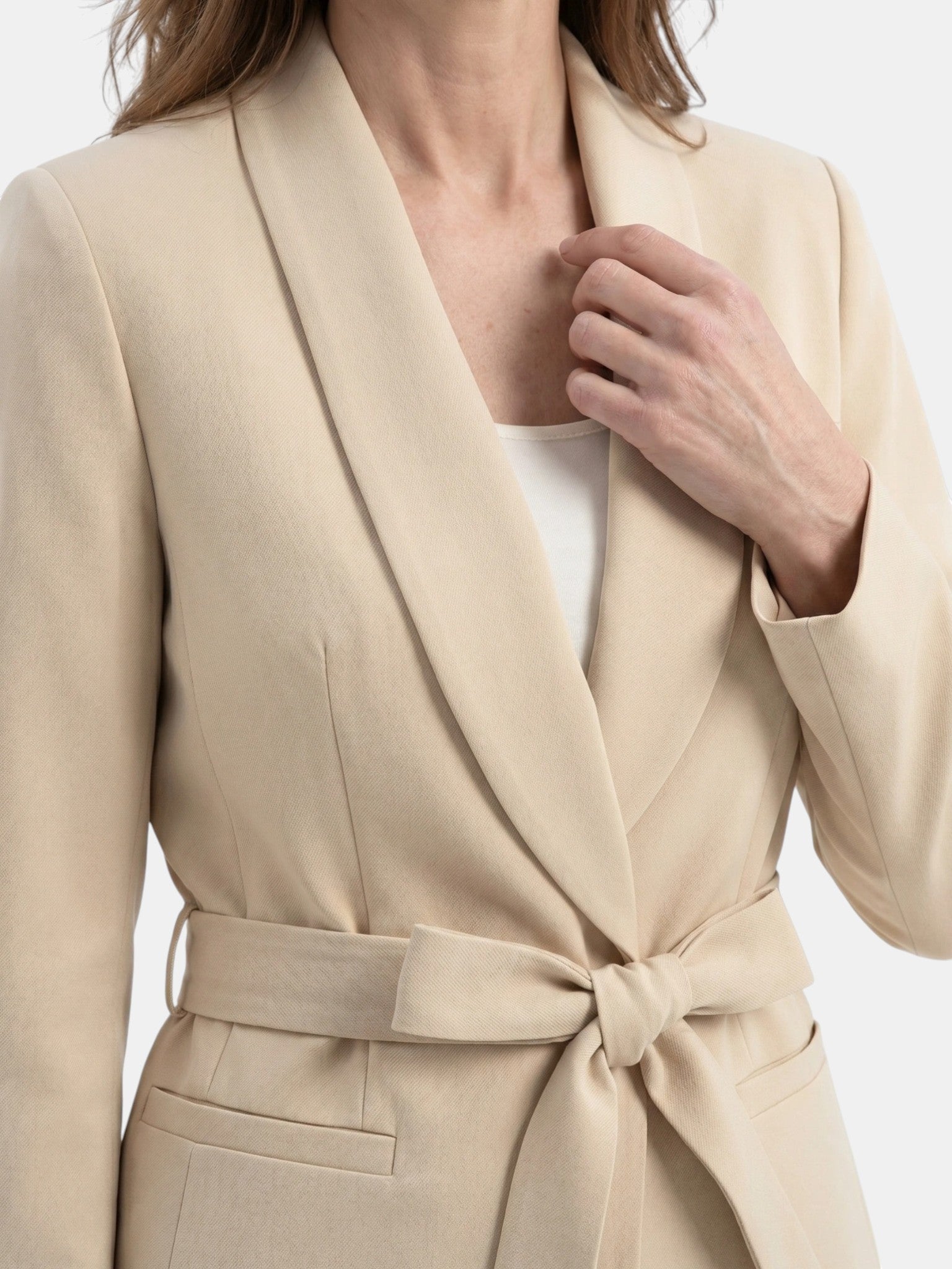 Mia | Chic Tailored Women's Blazer Set with Wide-Leg Trousers