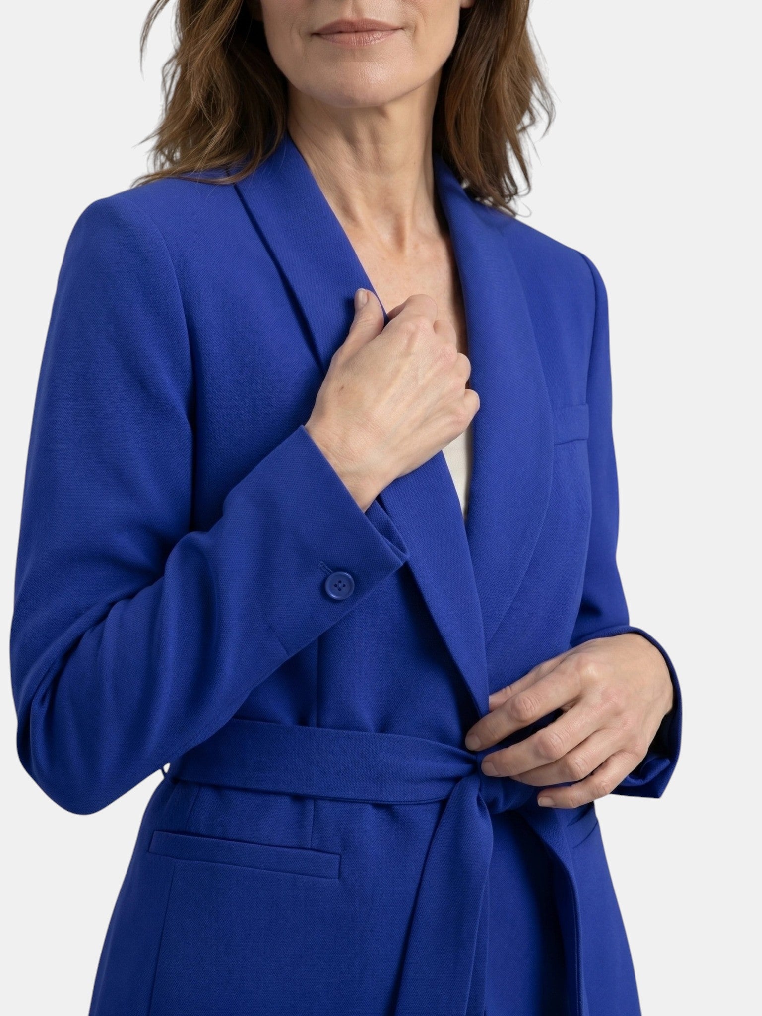 Mia | Chic Tailored Women's Blazer Set with Wide-Leg Trousers
