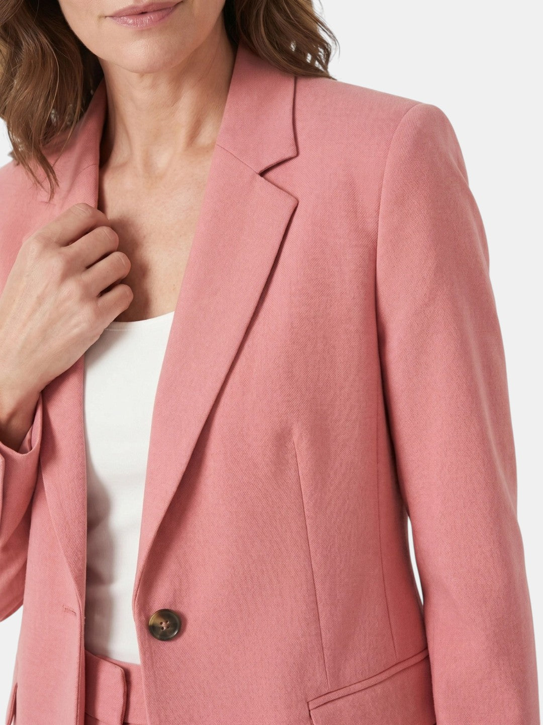 Mia | Conjunto elegante de blazer y pantalones blancos para mujer