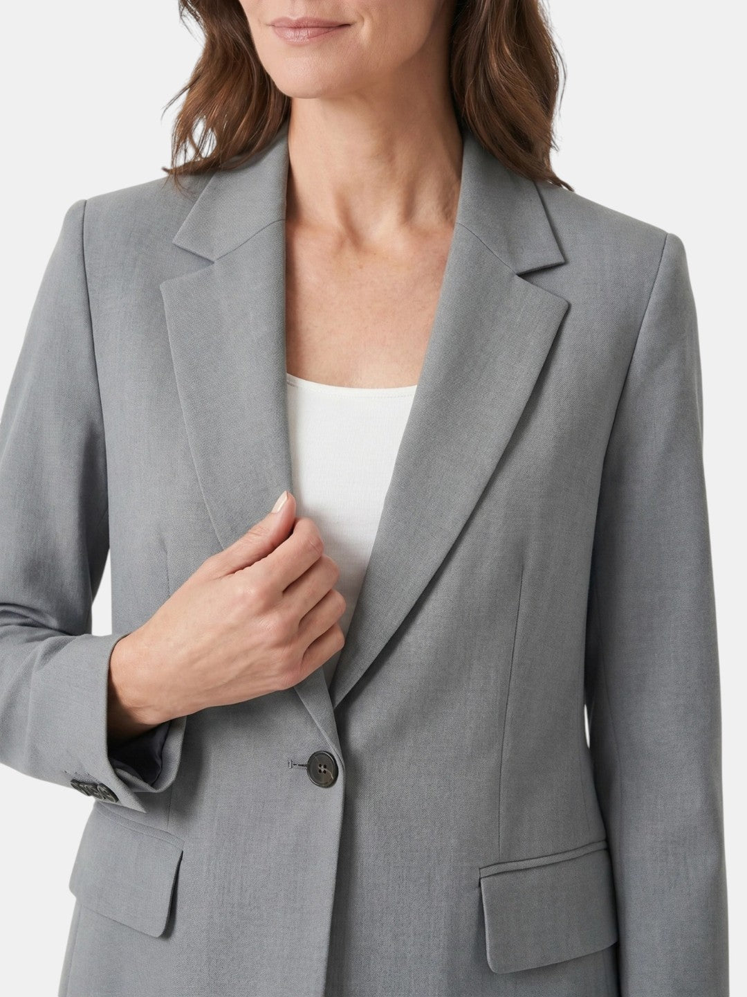 Mia | Conjunto elegante de blazer y pantalones blancos para mujer