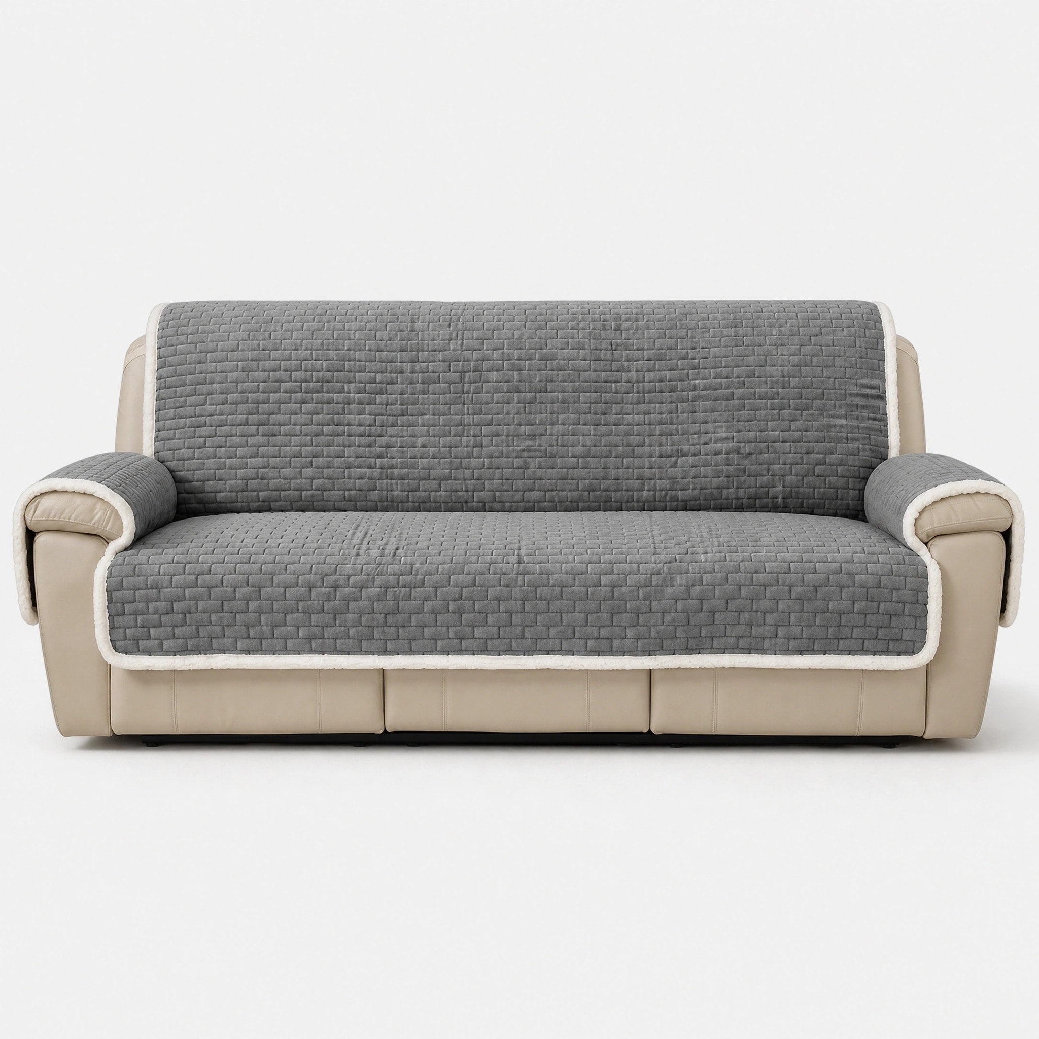 Housse de canapé en peluche One Piece avec dos antidérapant et tissu lavable en machine