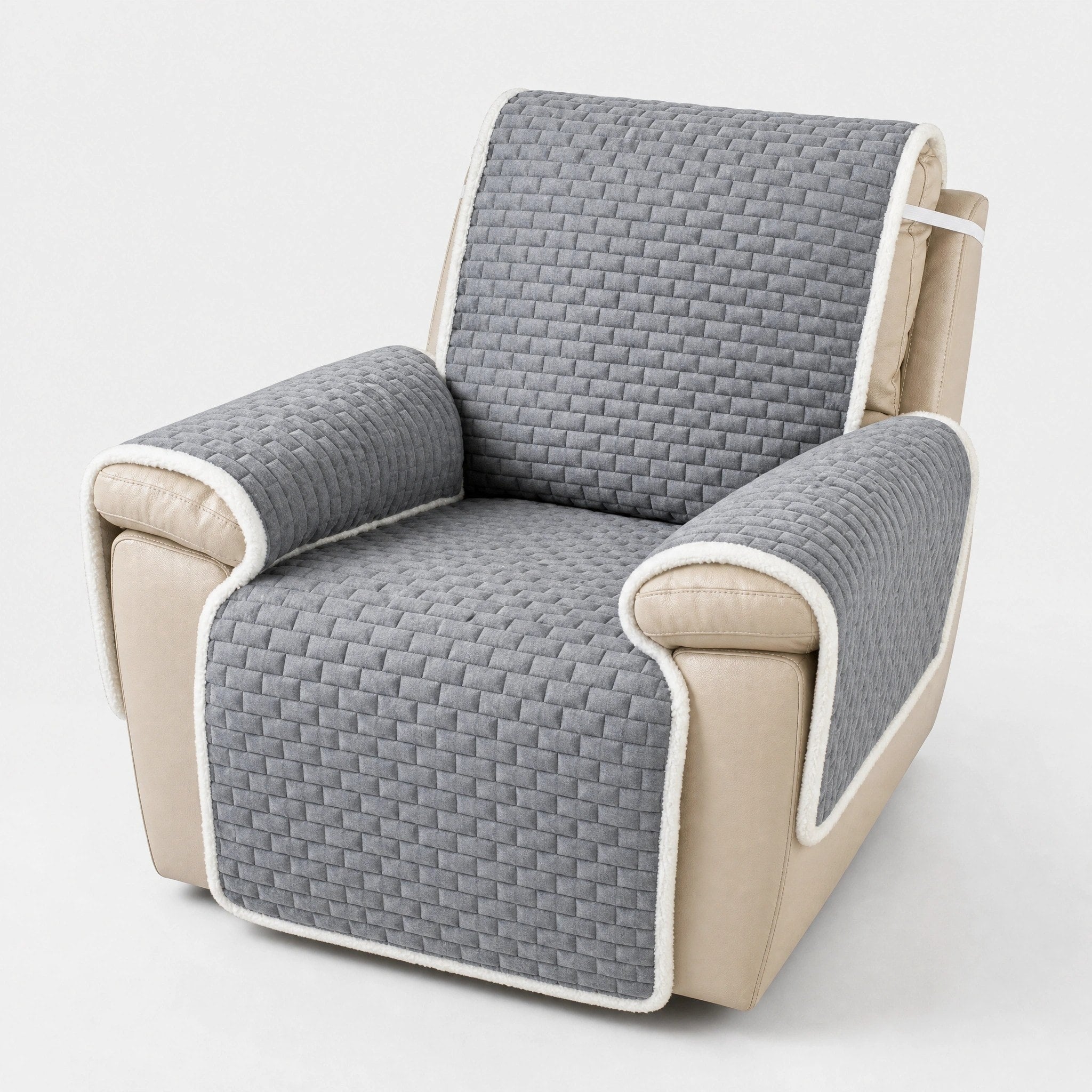 Housse de canapé en peluche One Piece avec dos antidérapant et tissu lavable en machine