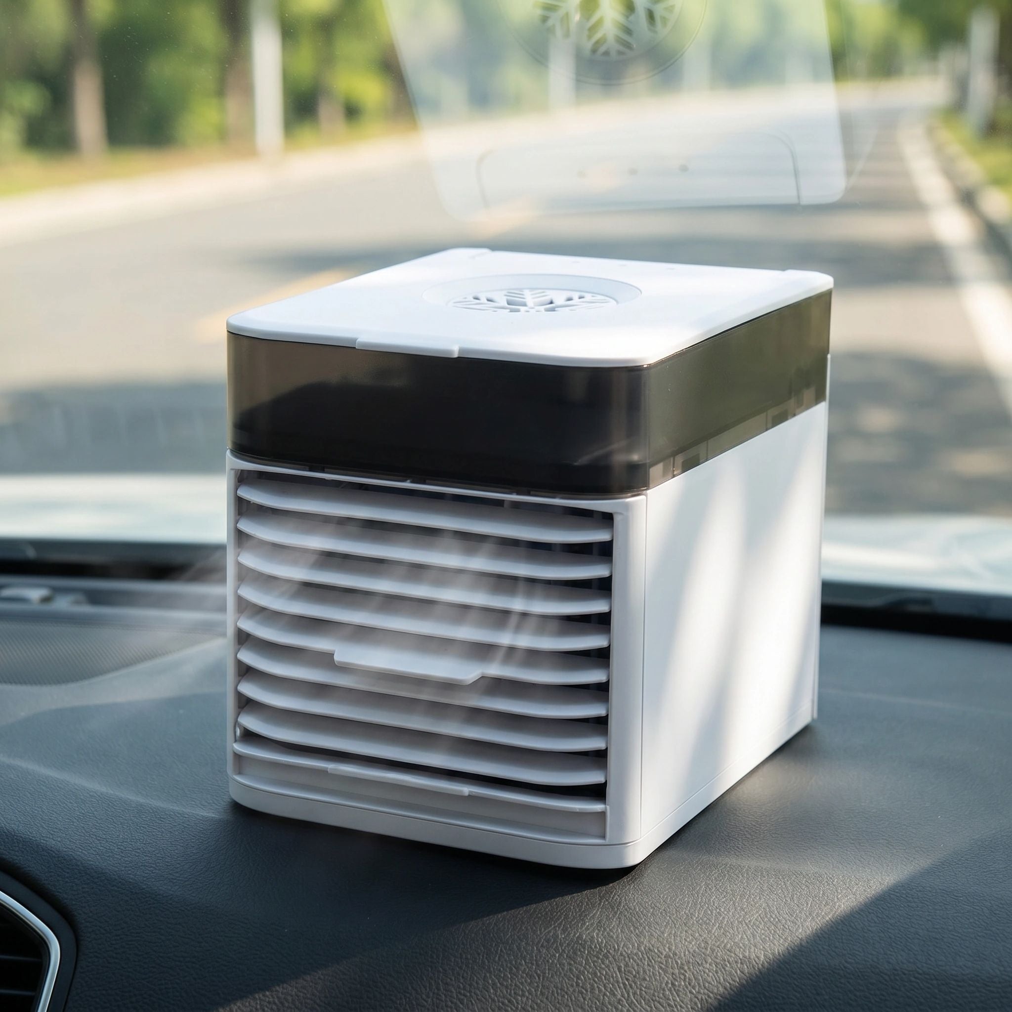Raffreddatore d'Aria Portatile per Cabina | Ventilatore di Raffreddamento per Veicoli 12V/24V con Tecnologia di Raffreddamento ad Acqua | Per Auto e Camion