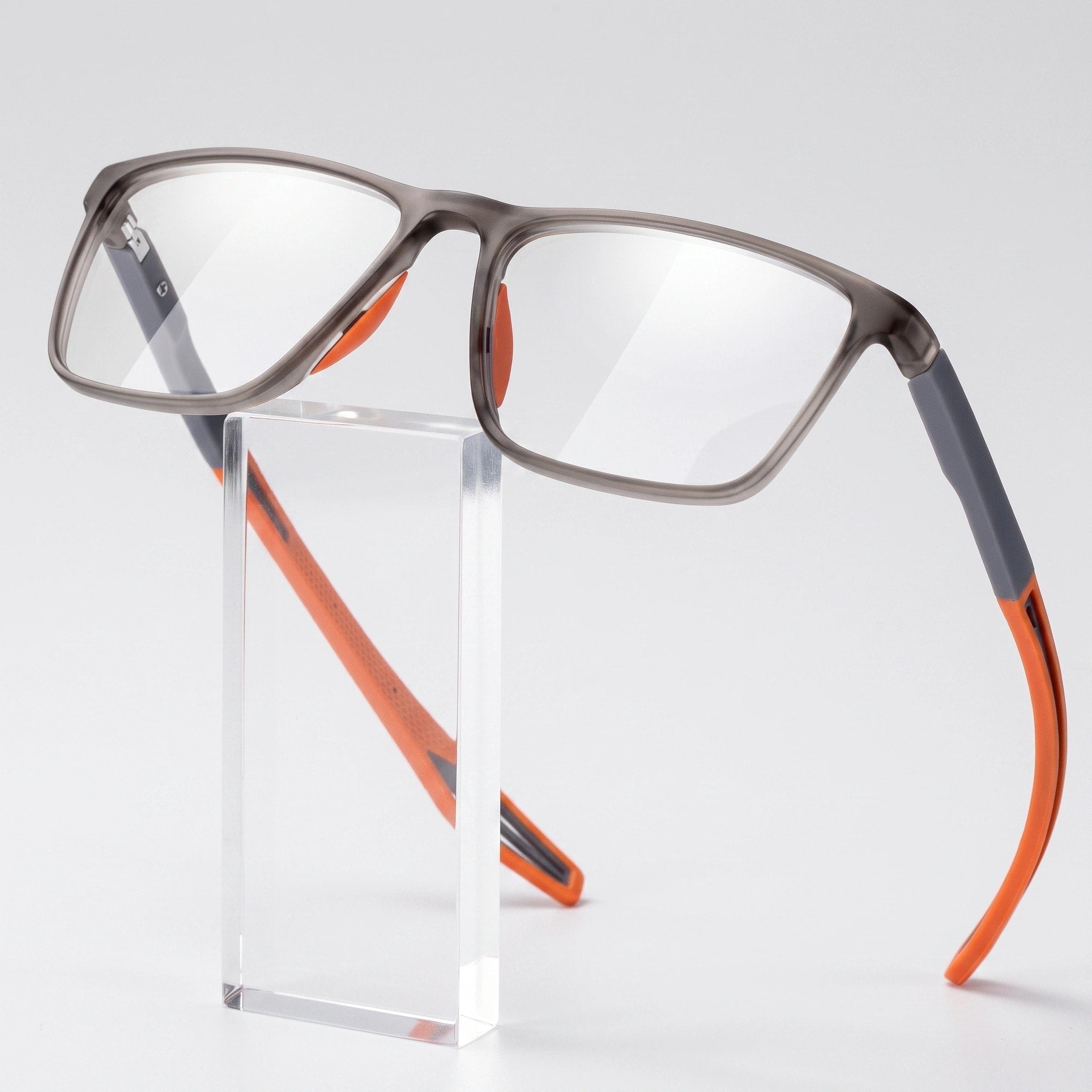Lunettes de lecture progressives avec filtre lumière bleue, monture en titane et charnières TR90