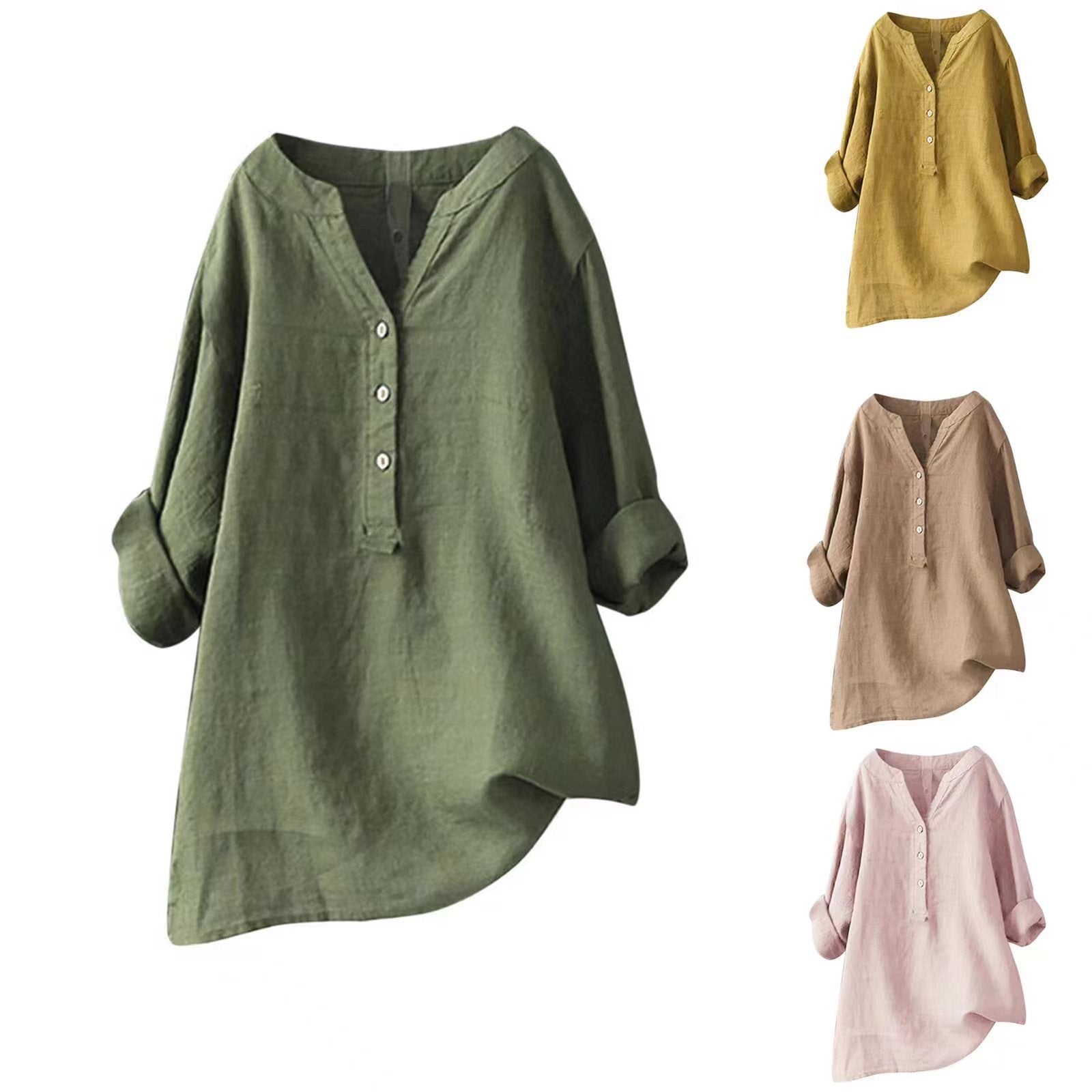 Débardeur léger pour femme en mélange de coton | Chemise d'été coupe décontractée