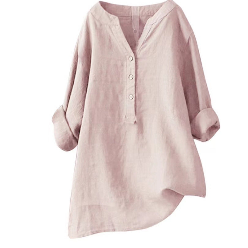 Débardeur léger pour femme en mélange de coton | Chemise d'été coupe décontractée