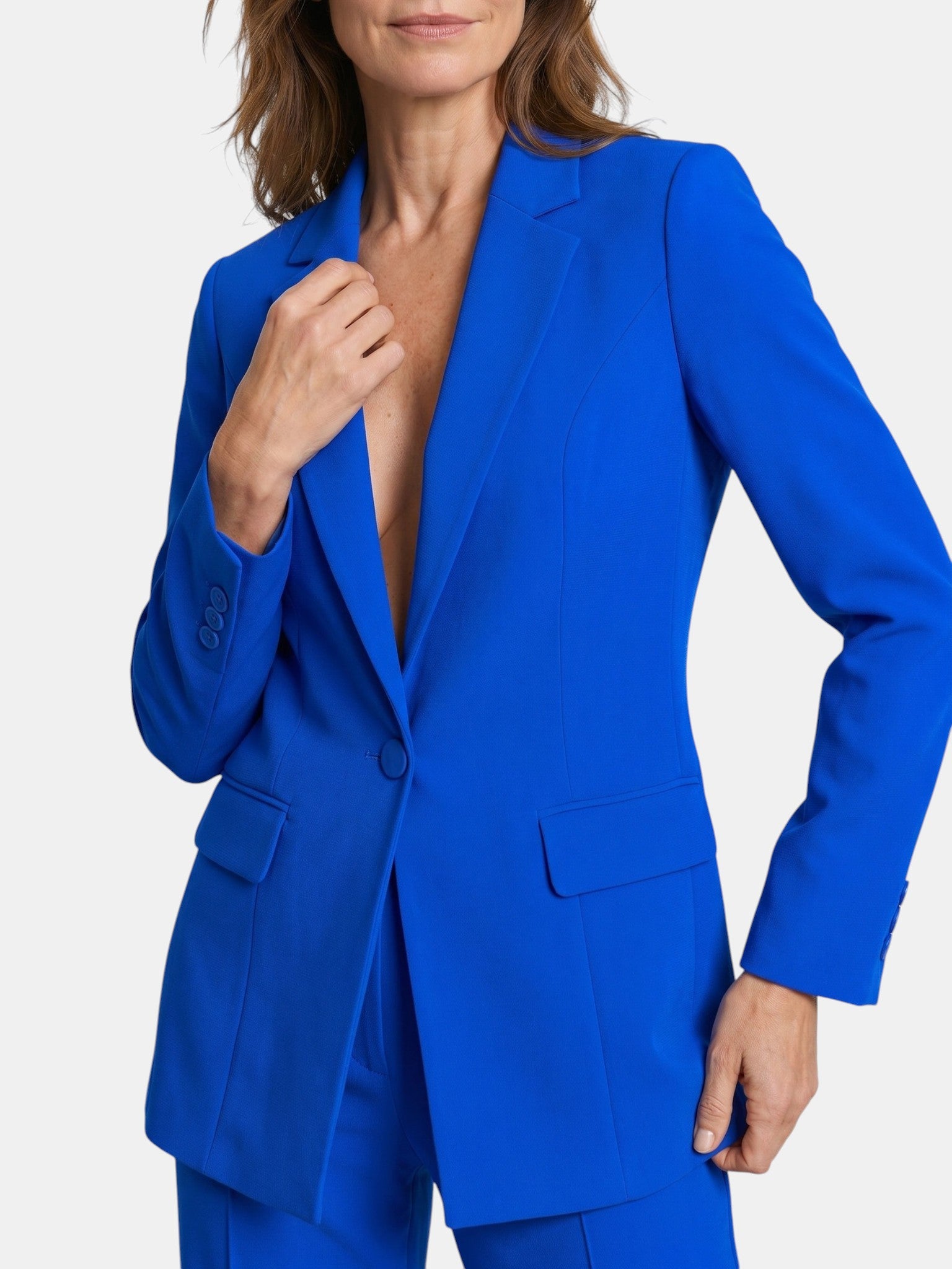 Sophia | Chic White Suit Womens with Tailored Blazer and Wide-Leg Trousers