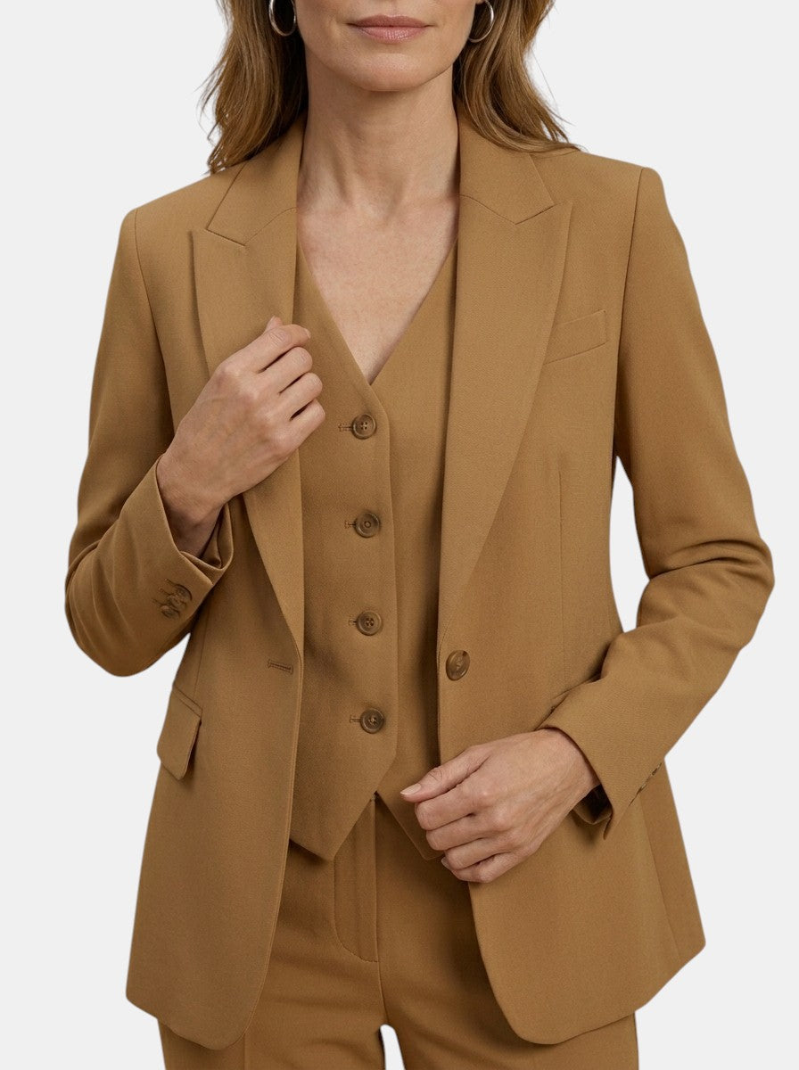 Sophia | Conjunto de Traje Femenino Elegante y a Medida | Traje de Pantalón Acampanado y Estilizado para Mujer