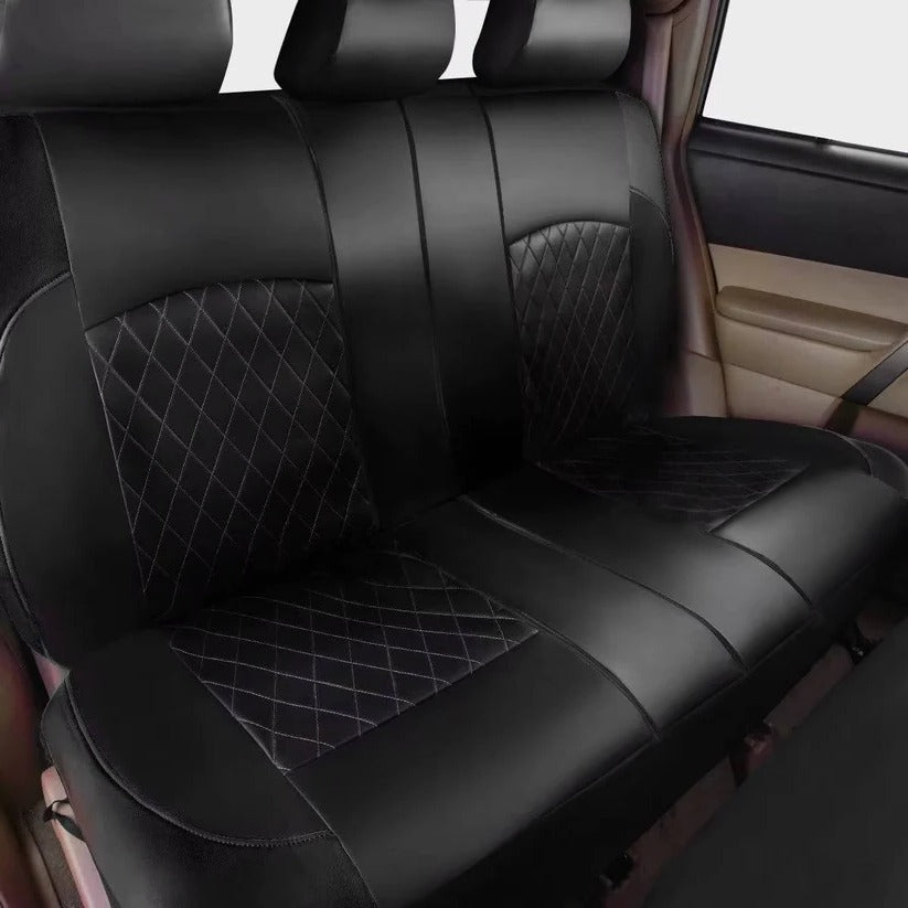 Housses de siège de voiture universelles en cuir PU imperméable, ensemble complet de 5 sièges pour voitures, SUV et camions