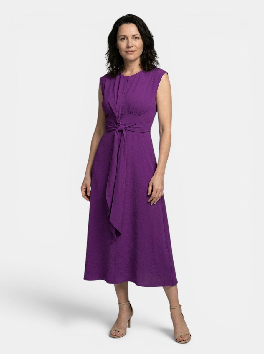 Womens A-Line Midi Dress | Elegant Sleeveless Design for All-Season Wear 18