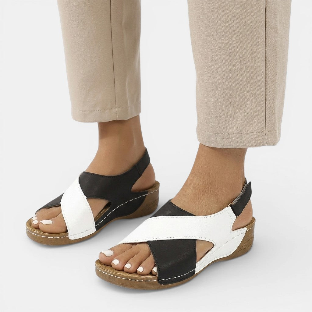 Sandalias de tela ajustables para mujer | Calzado veraniego cómodo y elegante