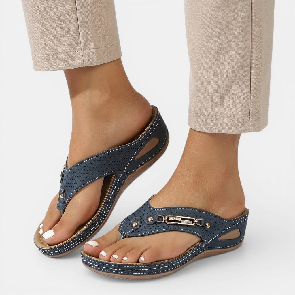 Sandalias ligeras ajustables para mujer | Calzado casual cómodo para uso diario