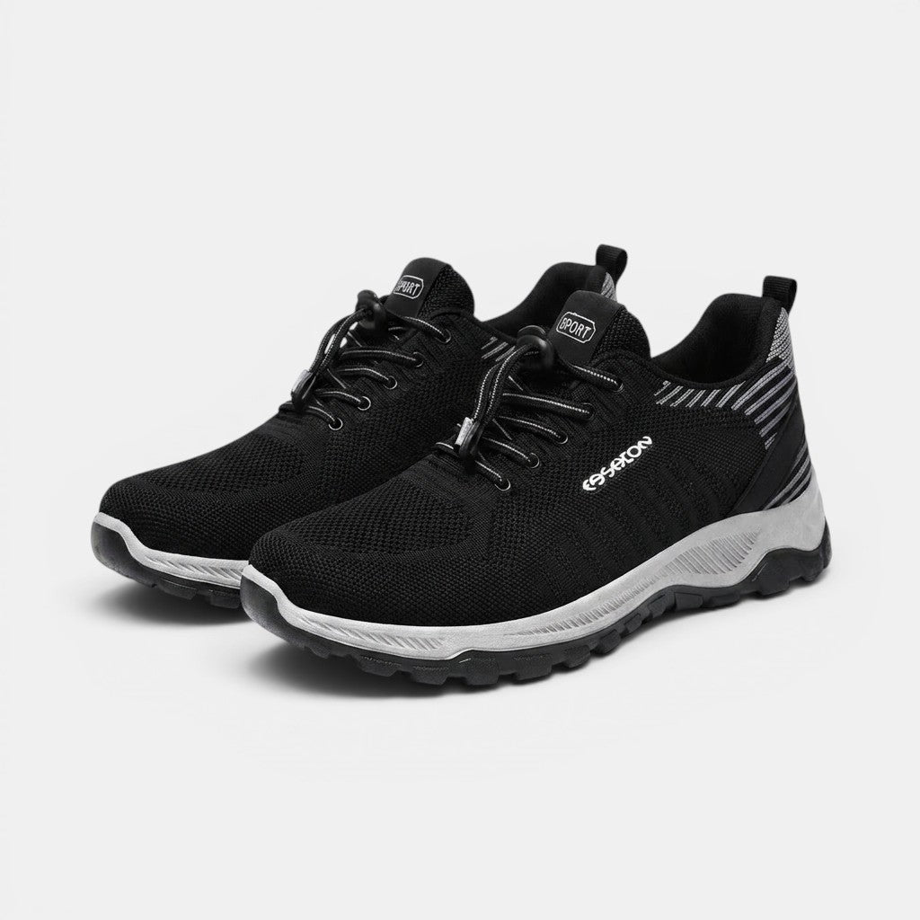 Zapatillas unisex transpirables de punto sin cordones | Zapatos ortopédicos cómodos para caminar