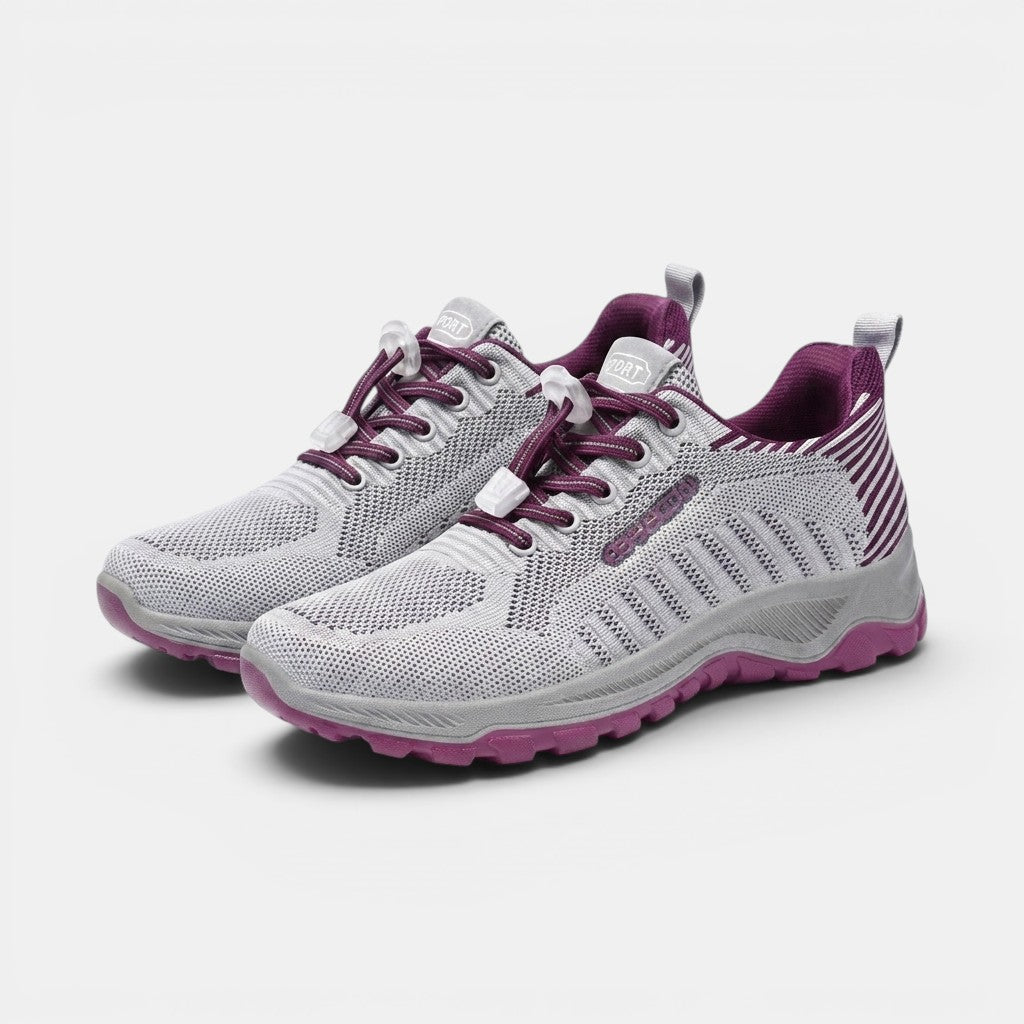 Zapatillas unisex transpirables de punto sin cordones | Zapatos ortopédicos cómodos para caminar