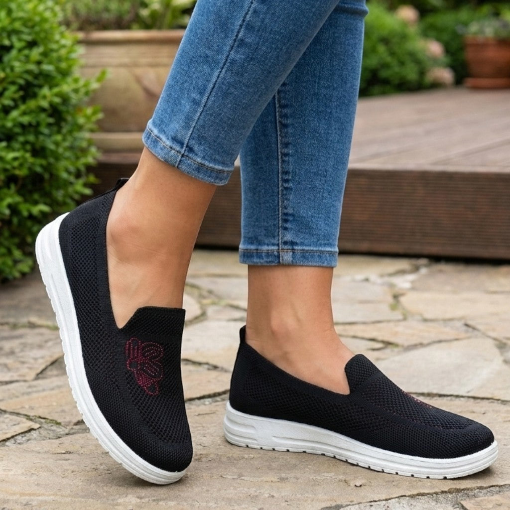Womens Breathable Mesh Slip-On Shoes | Comfortable Lightweight Casual Footwear 1