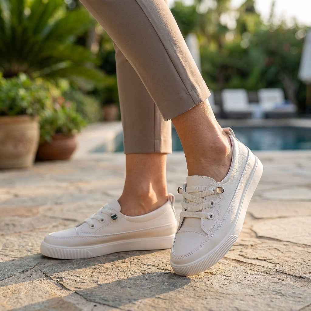 Womens Breathable Mesh Sneakers | Comfortable Slip-On Orthopedic Walking Shoes 1