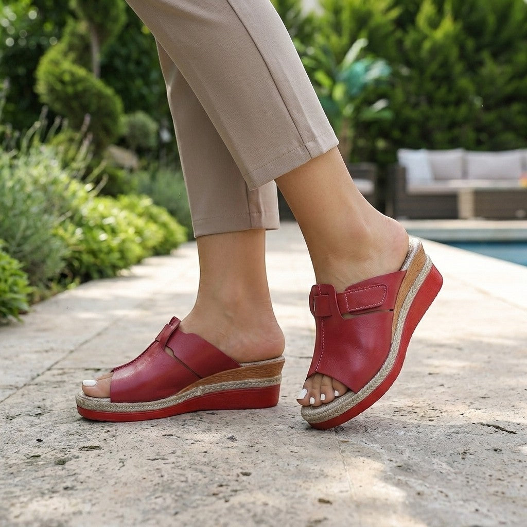 Sandali colorati imbottiti da donna | Calzature estive vivaci e confortevoli