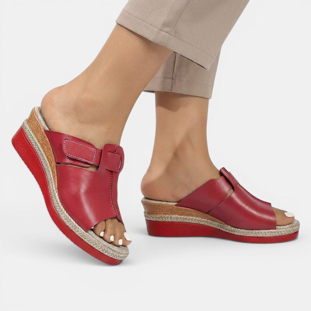 Sandali colorati imbottiti da donna | Calzature estive vivaci e confortevoli