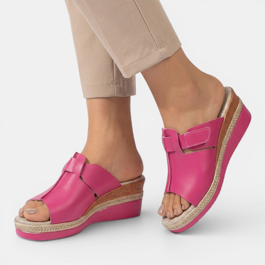 Sandali colorati imbottiti da donna | Calzature estive vivaci e confortevoli