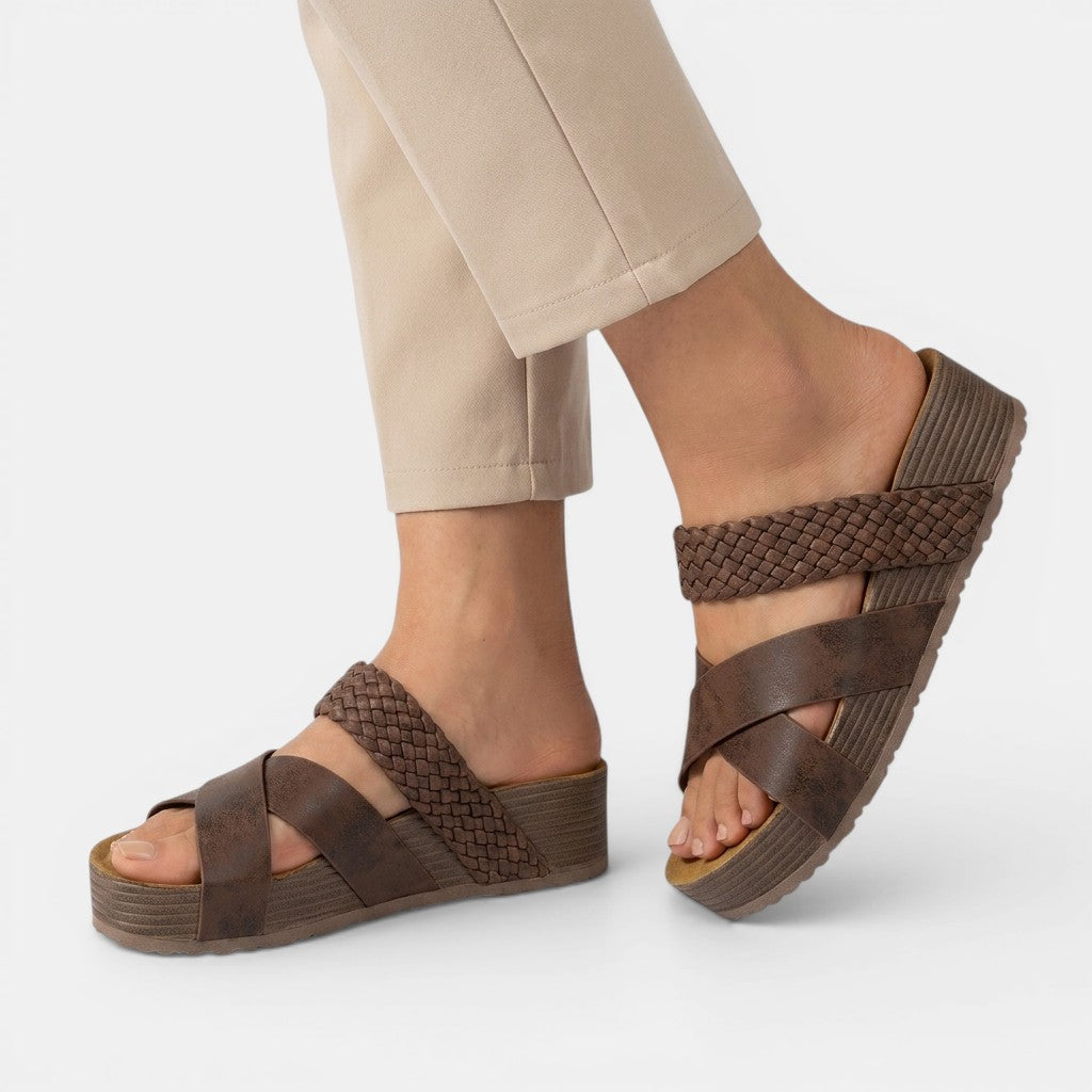 Women's Cushioned Sandals | Lightweight Orthopedic Comfort Footwear | Adjustable Secure Fit
