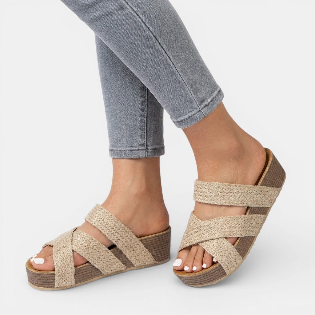 Women's Cushioned Sandals | Lightweight Orthopedic Comfort Footwear | Adjustable Secure Fit