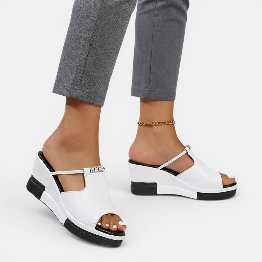 Womens Cushioned Wedge Sandals | Elegant Orthopedic Supportive Footwear 3